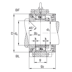 Подшипник BND2260-H-C-T-BF-S FAG