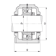 Подшипник SD552-N-FZ-BL-L-22252-B-K-MB FAG