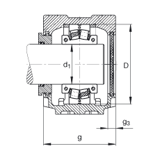 Подшипник SNV160-L-222S.303-TSV518X303 FAG