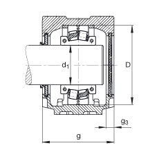 Подшипник SNV160-L-222S.303-DHV518X303 FAG