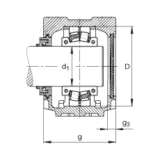 Подшипник SNV160-L-222S.303-TCV518X303 FAG