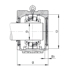 Подшипник SNV290-L-222SM140-TVPA-DHV532 FAG
