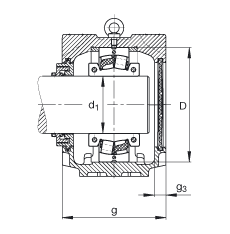 Подшипник SNV270-L-222S.503-TCV530X503 FAG