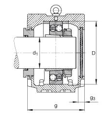 Подшипник SNV240-L-2322-K-M-C3-H2322-TSV522 FAG