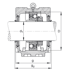 Подшипник SNV240-L-1322-K-M-C3-H322-DHV522 FAG