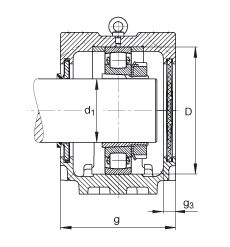 Подшипник SNV215-L-20320-K-MB-C3-H320-DHV620 FAG