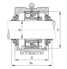Подшипник SNV340-L-22332-K-MB-H2332X507-TCV532X507 FAG