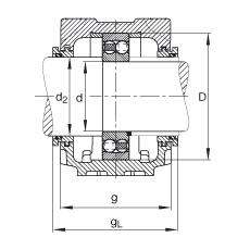 Подшипник SNV062-L-2206-TVH-TSV206 FAG