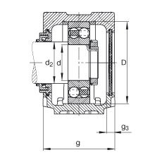Подшипник SNV160-L-2315-M-TCV315 FAG