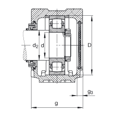 Подшипник SNV150-L-20314-MB-TCV214 FAG