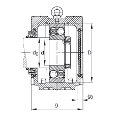 Подшипник SNV215-L-2320-M-TCV320 FAG