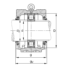 Подшипник SNV230-L-20226-MB-DHV226 FAG