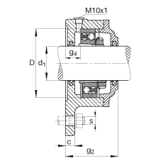 Подшипник F508-B-L-1208-K-TVH-C3 FAG