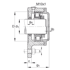 Подшипник F511-A-L-20211-K-TVP-C3 FAG
