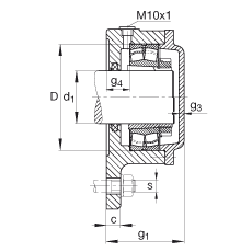 Подшипник F508-WA-L-22208-E1-K FAG