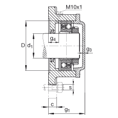 Подшипник F518-A-L-1218-K-TVH-C3 FAG