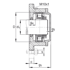 Подшипник F520-A-L-20220-K-MB-C3 FAG