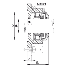 Подшипник F520-B-L-20220-K-MB-C3 FAG
