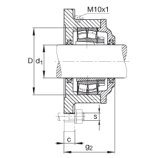 Подшипник F520-B-L-22220-E1-K FAG