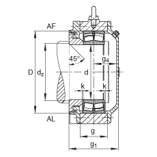 Подшипник BND2230-Z-Y-AF-S FAG