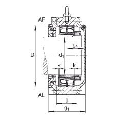 Подшипник BND2236-H-W-T-AL-S FAG