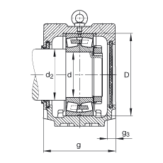 Подшипник SNV340-L-22332-MB-DHV332 FAG