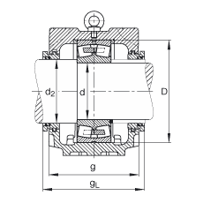Подшипник SNV340-L-22332-MB-TSV332 FAG