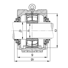 Подшипник SNV215-L-21320-E1-TVPB-TCV320 FAG