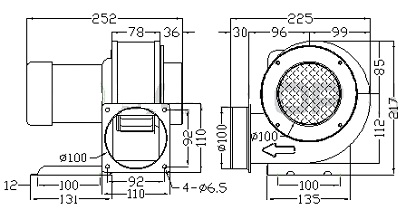Вентилятор низкого давления 07XT120P2O3 (CY120A2P3)