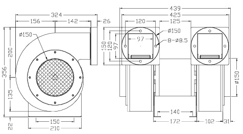 Вентилятор низкого давления 07XT180NDO3 (CY180MF2P3)