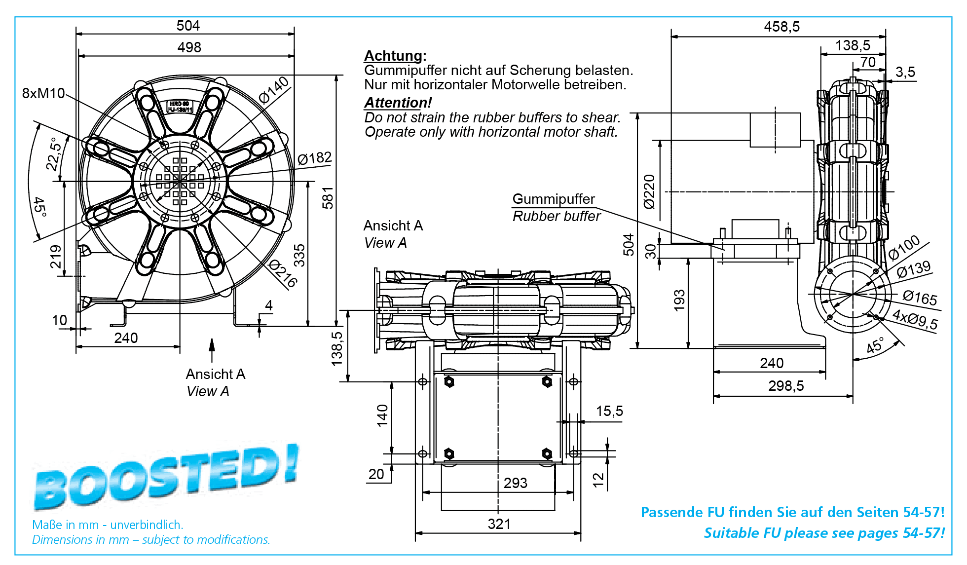 Вентиляторы высокого давления Elektror HRD 60 FU-135/11.0 Elektror