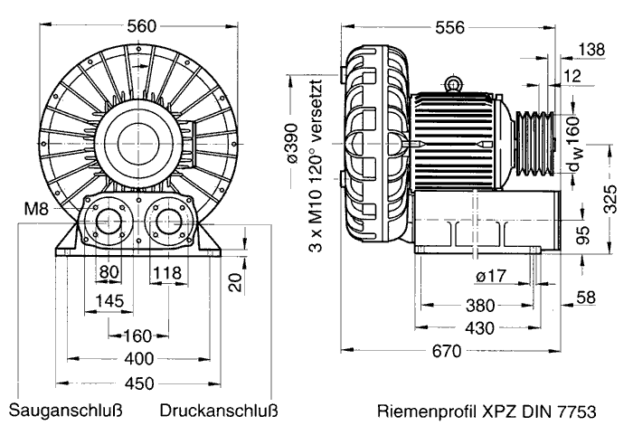 Вихревые вентиляторы Elektror SD 9-1 Elektror