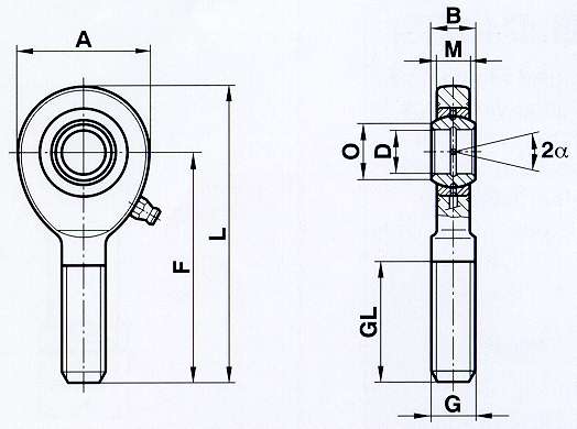 Подшипник EA 20-2RS Fluro