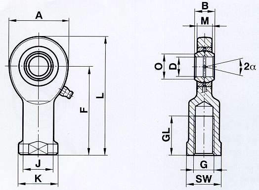 Подшипник EI 8-2RS Fluro