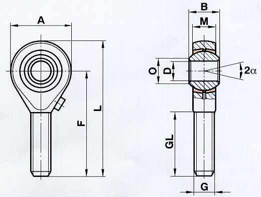 Подшипник GA 6 Fluro