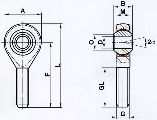 Подшипник GARSW 8 Fluro