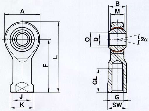Подшипник GISW 5 Fluro