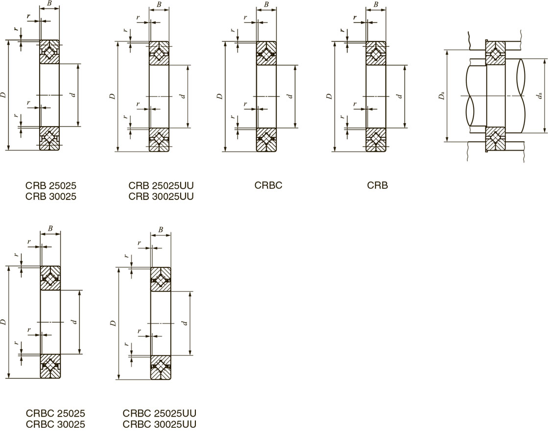 Подшипник CRBC 60070 IKO