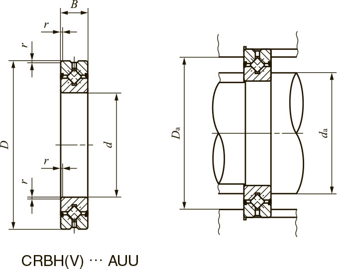 Подшипник CRBH 208 A UU IKO