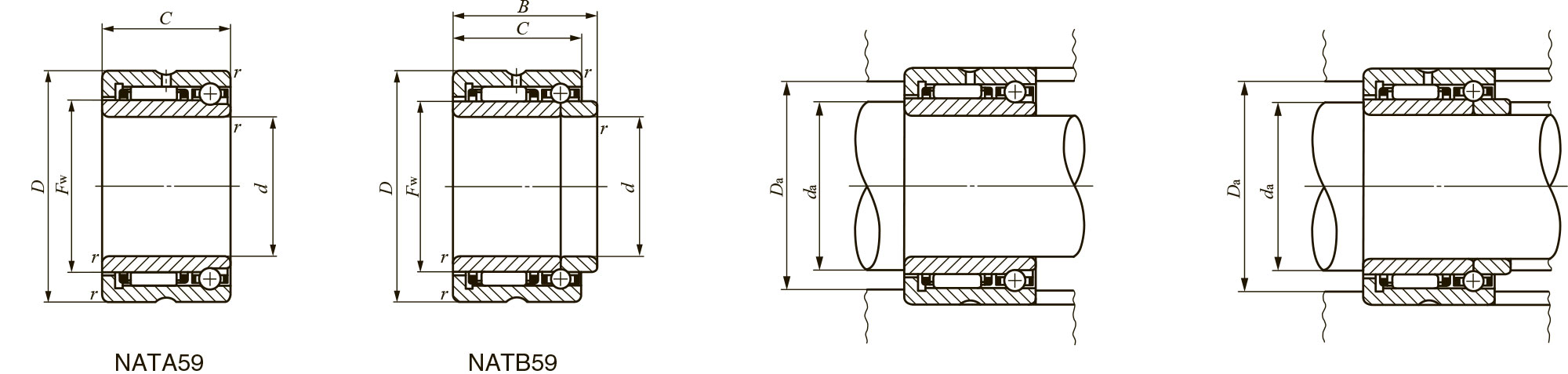 Подшипник NATB 5902 IKO