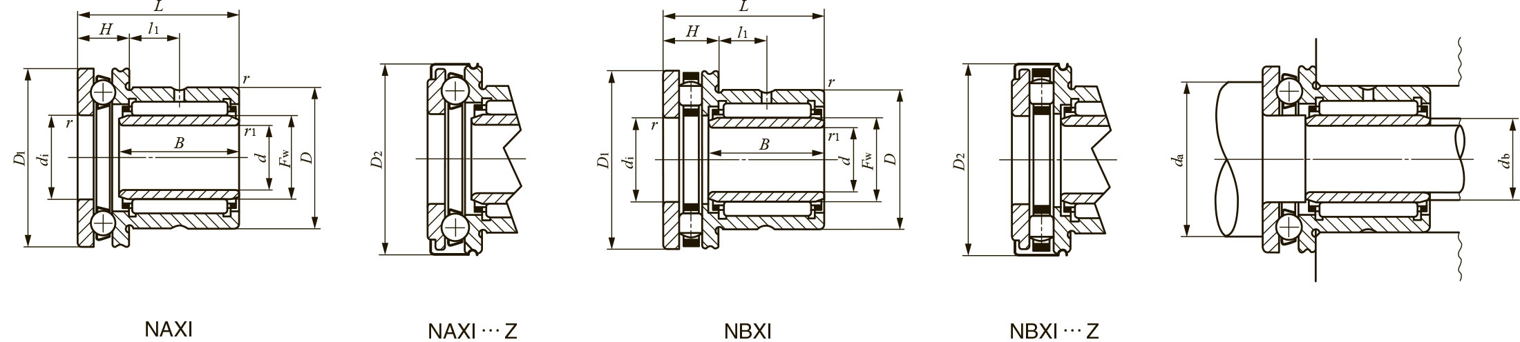 Подшипник NAXI 1223 IKO