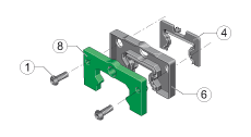 Линейные направляющие INA KIT.KWVE45-B-309 INA