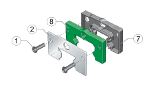 Линейные направляющие INA KIT.KWVE45-B-370 INA