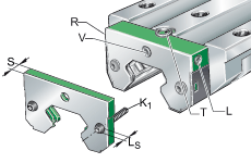 Линейные направляющие INA KIT.RWU45-E-510 INA