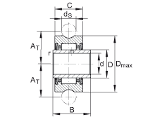 Линейные направляющие INA LFR2202-10-2RSR-NA INA