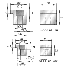 Линейные направляющие INA SPPR-24x20 INA