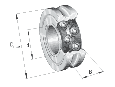 Линейные направляющие INA LFR50/5-4-2RS-RB INA