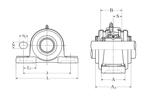Подшипниковый узел SM-UCP204D1 NTN