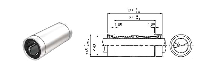 Шариковая втулка LM30LUU