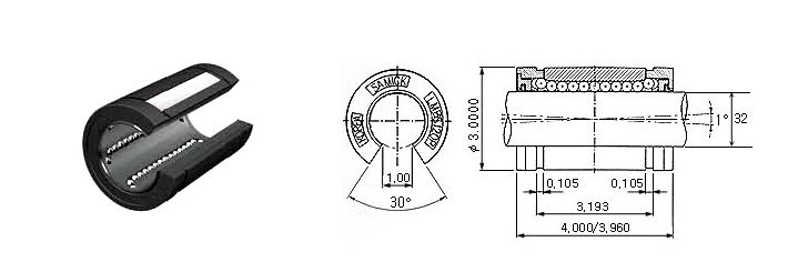 Шариковая втулка LMBS32UUOP